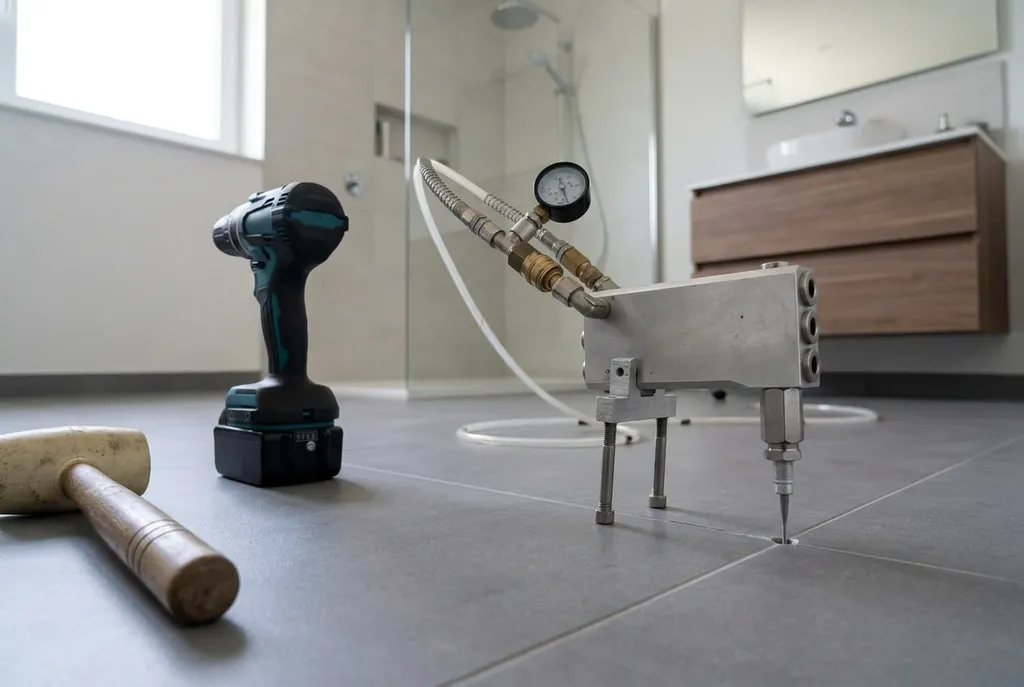 Kitbedrijf Twello – holle tegels injecteren