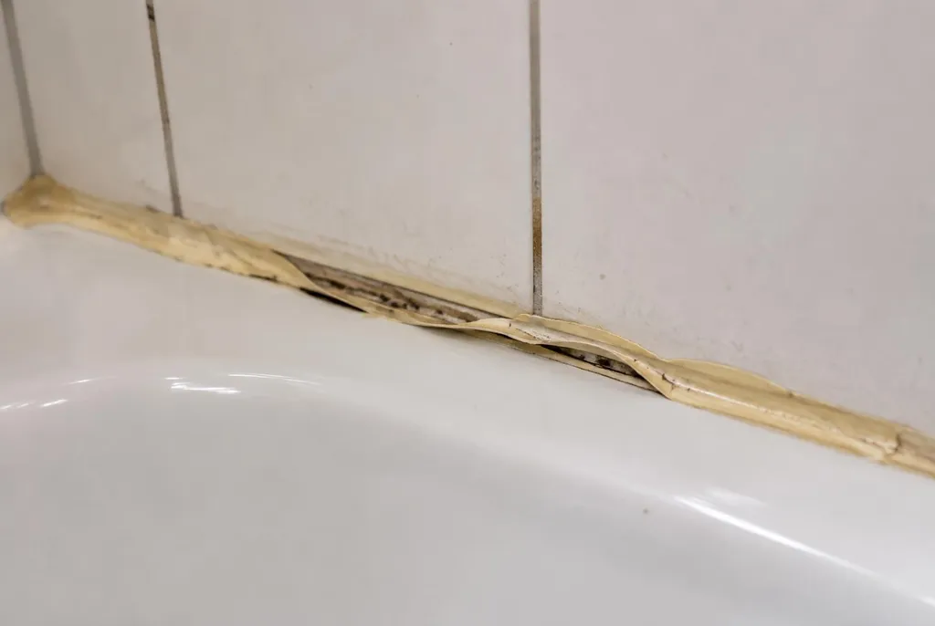 Kitbedrijf Twello – loslatende kit naast het bad